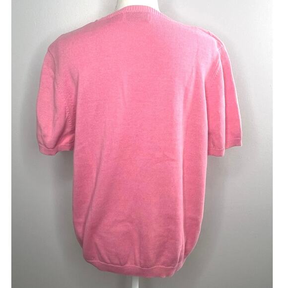 Coquette Alfred Dunner embroidered sweater top size L - Picture 3 of 4